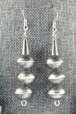 Sterling Silver Squash Blossom and Earrings - Gilbert Martin