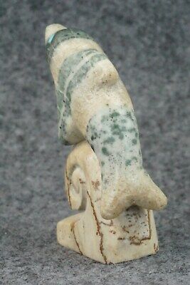 Dolphin Zuni Fetish Carving - Justin Natewa