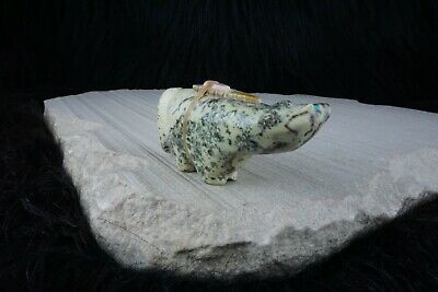 Wolf Zuni Fetish Carving - Delvin Leekya - High Lonesome Trading