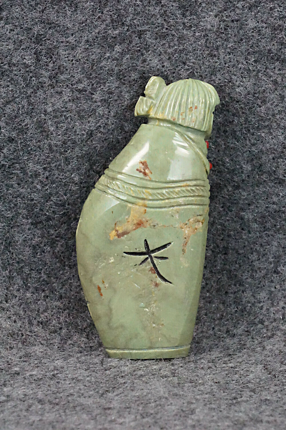 Corn Maiden Zuni Fetish Carving - Sandra Quandelacy