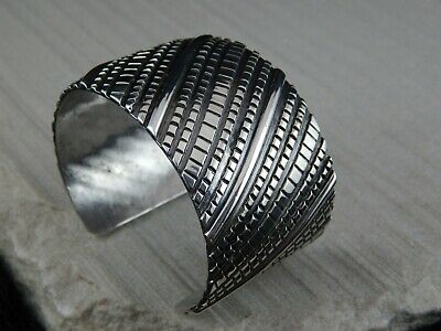 Navajo Sterling Silver Bracelet - Matilda John - High Lonesome Trading
