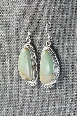 Turquoise & Sterling Silver Earrings - Lee Shorty