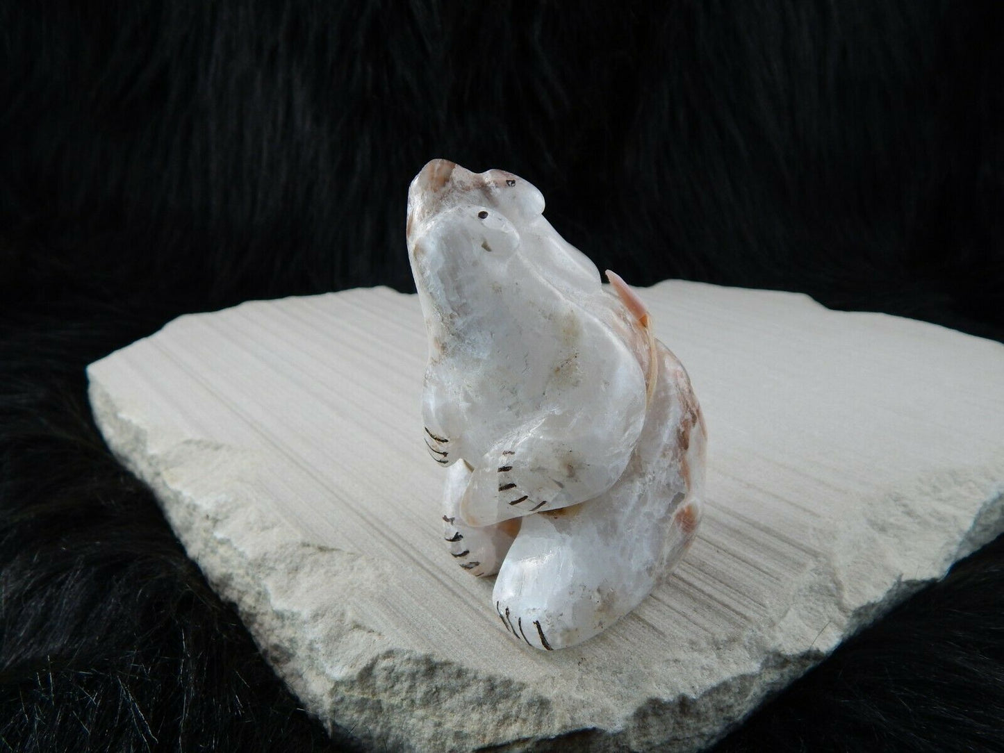 Bear Zuni Fetish Carving - Kallestewa - High Lonesome Trading