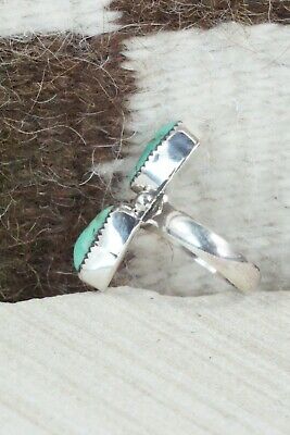 Turquoise and Sterling Silver Ring - Pricilla Reeder - Size 7