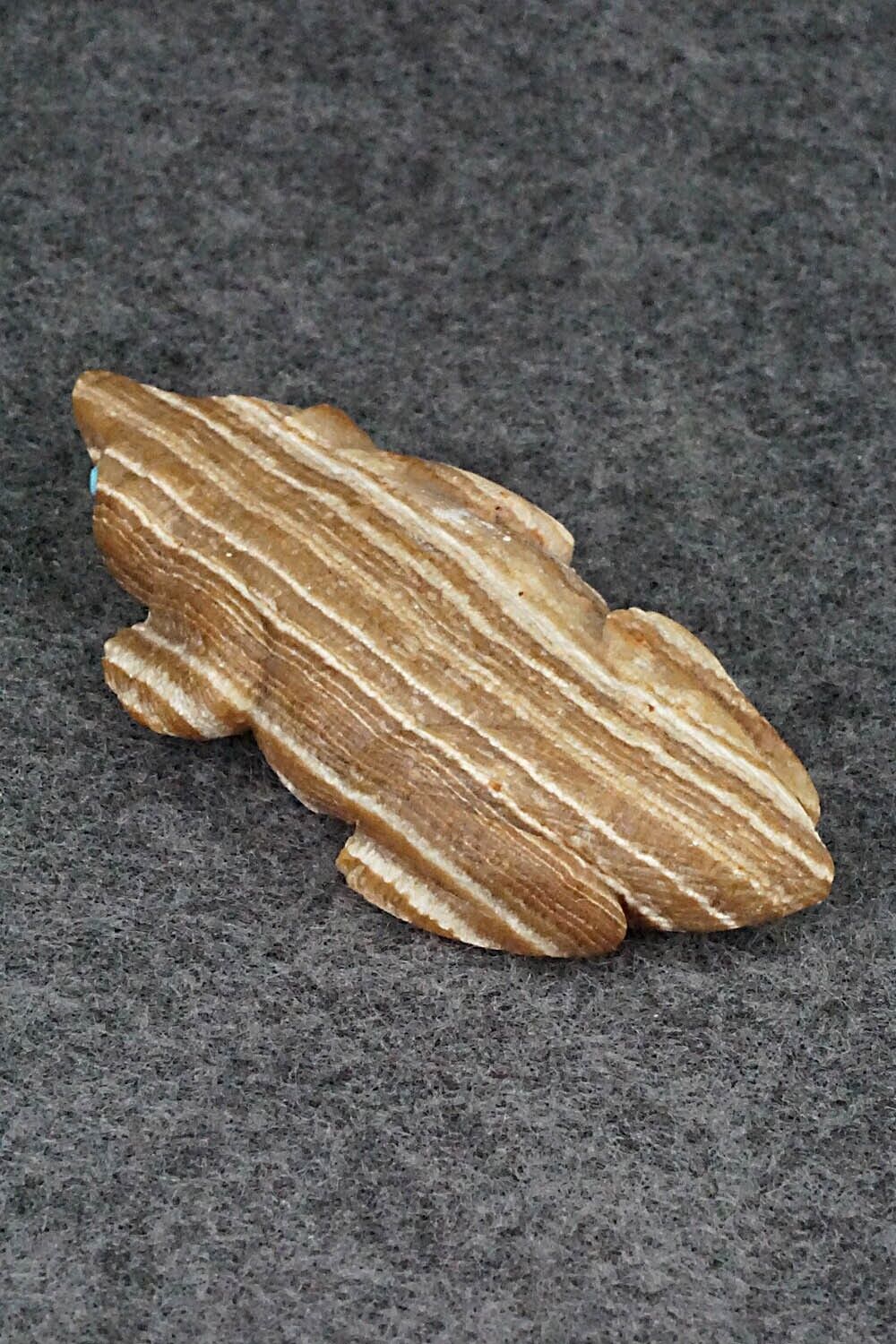 Badger Zuni Fetish Carving - Calvin Weeka