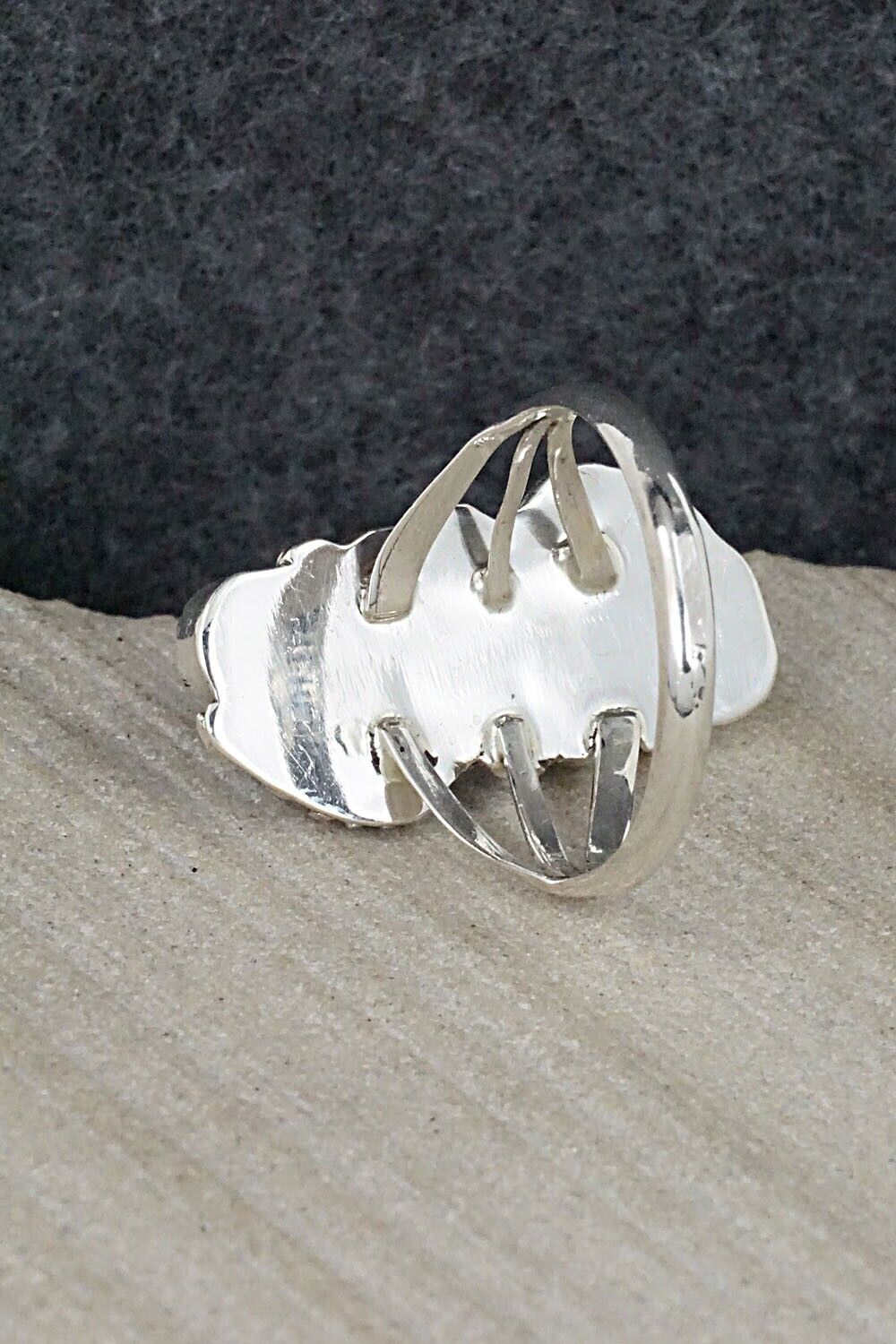 Turquoise & Sterling Silver Ring - Harris Largo - 9