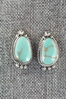 Turquoise & Sterling Silver Earrings - Louise Joe