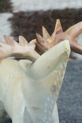 Caribou Zuni Fetish Carving - Enrike Leekya