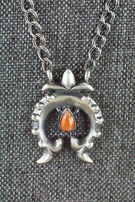 Spiny Oyster & Sterling Silver Necklace - Sharon McCarthy