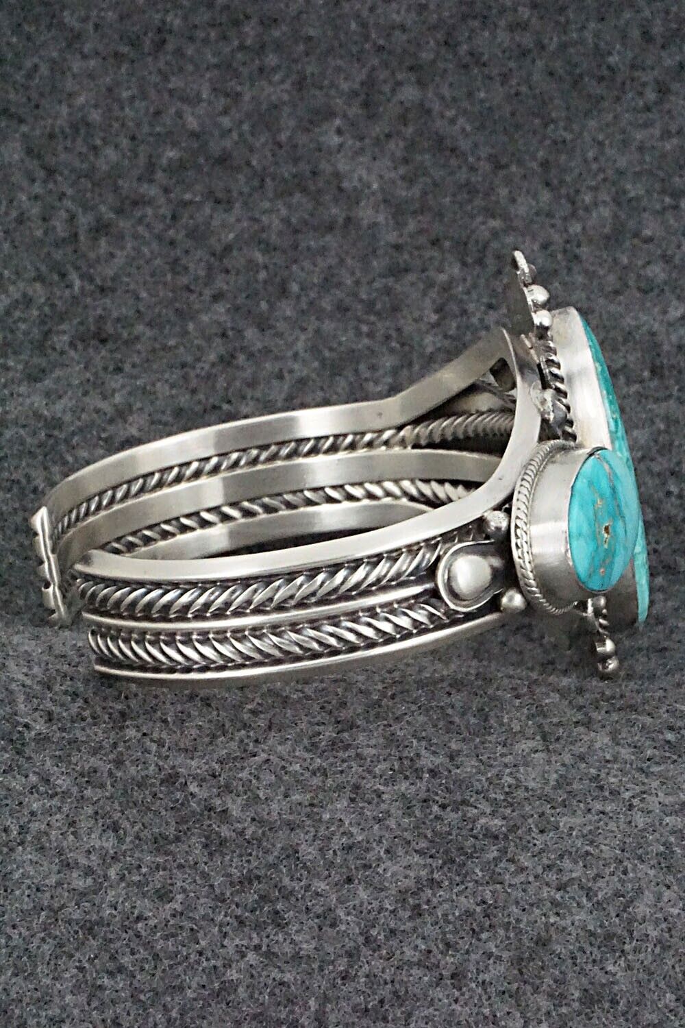 Turquoise & Sterling Silver Bracelet - Derrick Gordon