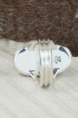 Turquoise & Sterling Silver Ring - Andrew Vandever - Size 10