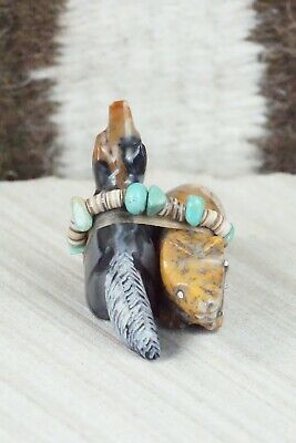 Wolf Zuni Fetish Carving - Daisy Natewa