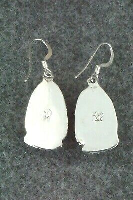 Turquoise & Sterling Silver Earrings - Native American