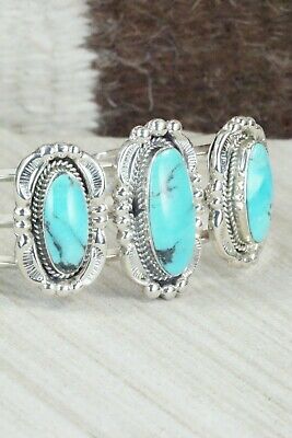 Turquoise & Sterling Silver Bracelet - Irvin Tsosie