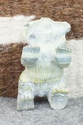 Bear Zuni Fetish Carving - Derrick Kaamasee