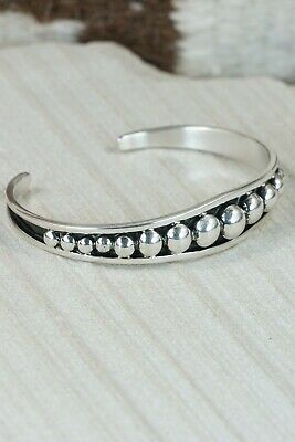 Navajo Sterling Silver Bracelet - Jonathan Nez