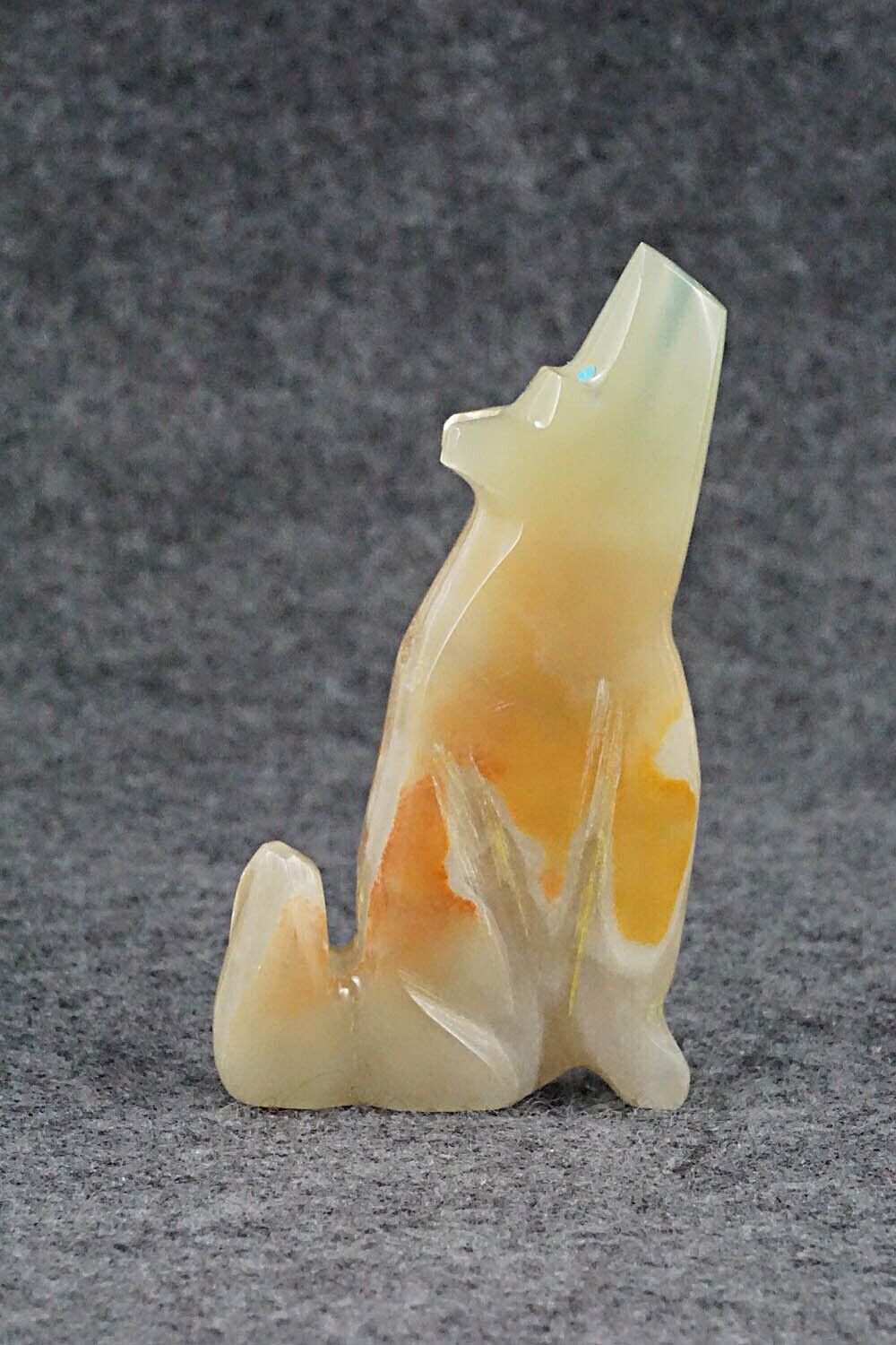 Coyote Zuni Fetish Carving - Rodney Laiwakete