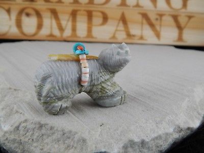 Bear - Zuni Fetish - Jeffery Yunie - Zuni Bear Carving - Native American - High Lonesome Trading