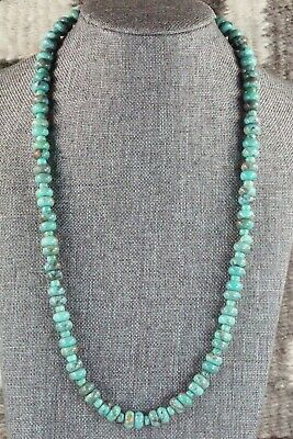 Turquoise & Sterling Silver Necklace - Navajo