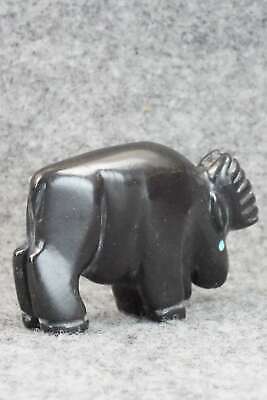 Moose Zuni Fetish Carving - Andres Quandelacy