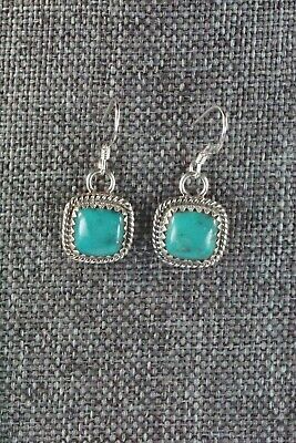 Navajo Turquoise & Sterling Silver Necklace and Earrings Set - Mark Barney