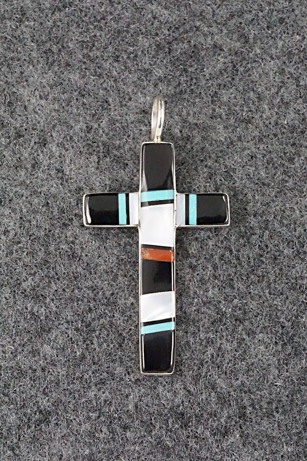Multi Stone & Sterling Silver Pendant - Bobby Sanchez