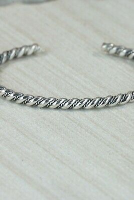Navajo Sterling Silver Bracelet - Elaine Tahe
