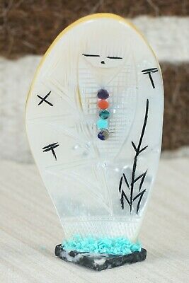Corn Maiden Zuni Fetish Carving - Gloria Chattin