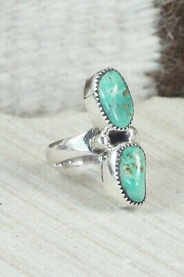 Turquoise and Sterling Silver Ring - Pricilla Reeder - Size 7
