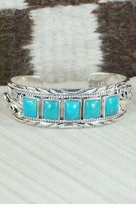 Turquoise & Sterling Silver Bracelet - Davey Morgan - High Lonesome Trading