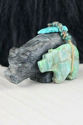 Bear Zuni Fetish Carving - Douglas Martza - High Lonesome Trading