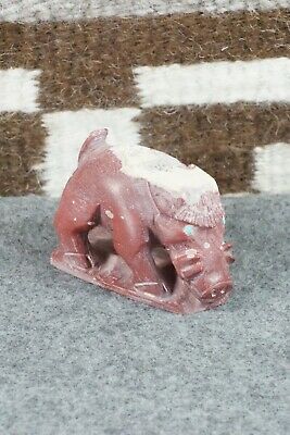 Boar Zuni Fetish Carving - Derrick Kaamasee