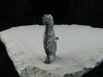 Bird Zuni Fetish Carving - Narren Bowannie - High Lonesome Trading