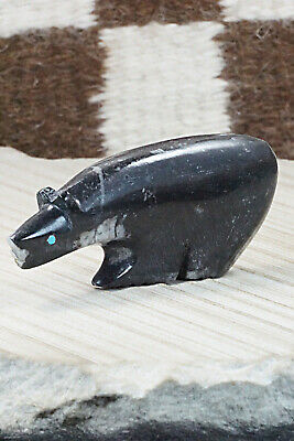Bear Zuni Fetish Carving - Ronnie Lunasee