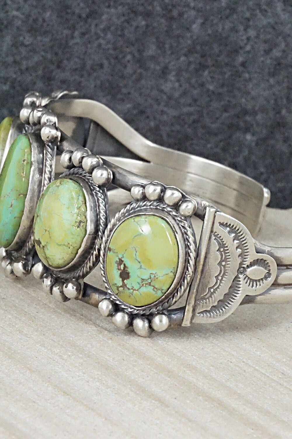 Turquoise & Sterling Silver Bracelet - Thomas Yazzie