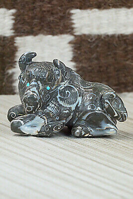 Buffalo Zuni Fetish Carving - Wilfred Cheama