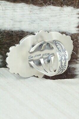 Turquoise & Sterling Silver Ring - Tom Lewis - Size 9.5