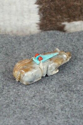 Badger Zuni Fetish Carving - Alex Tsethlikai