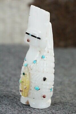Corn Maiden Zuni Fetish Carving - Carl Etsate