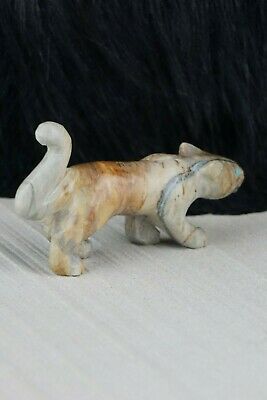 Mountain Lion Zuni Fetish Carving - Cody Nastacio - High Lonesome Trading