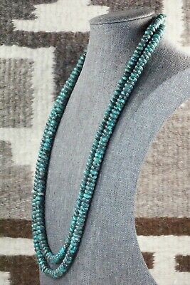 Turquoise & Sterling Silver Necklace - Navajo