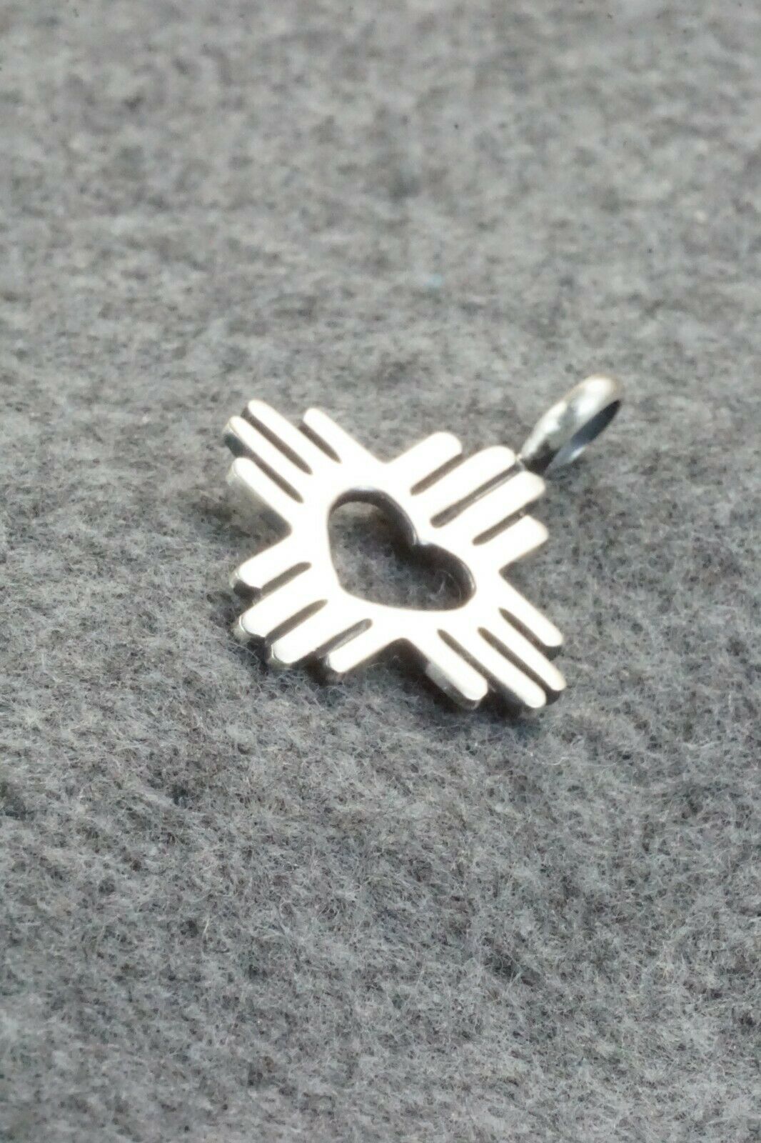 Sterling Silver Zia Pendant - Raymond Coriz