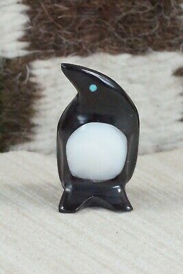 Penguin Zuni Fetish Carving - Calvert Bowannie