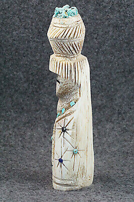 Corn Maiden Zuni Fetish Carving - Carl Etsate