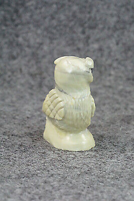 Owl Zuni Fetish Carving - Edison Bobelu