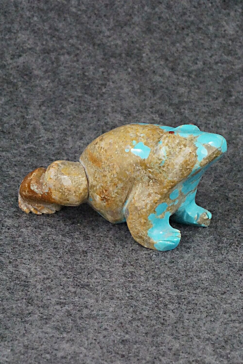 Frog Zuni Fetish Carving - Amos Pino