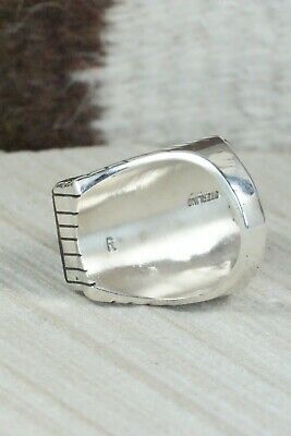 Turquoise and Sterling Silver Ring - Ray Jack - Size 11.25