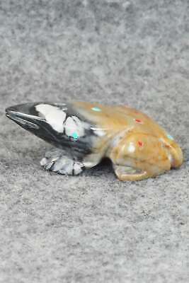 Frog Zuni Fetish Carving - Todd Lowsayatee