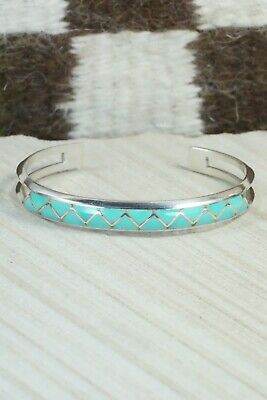 Turquoise & Sterling Silver Bracelet - Laurie Kallestewa