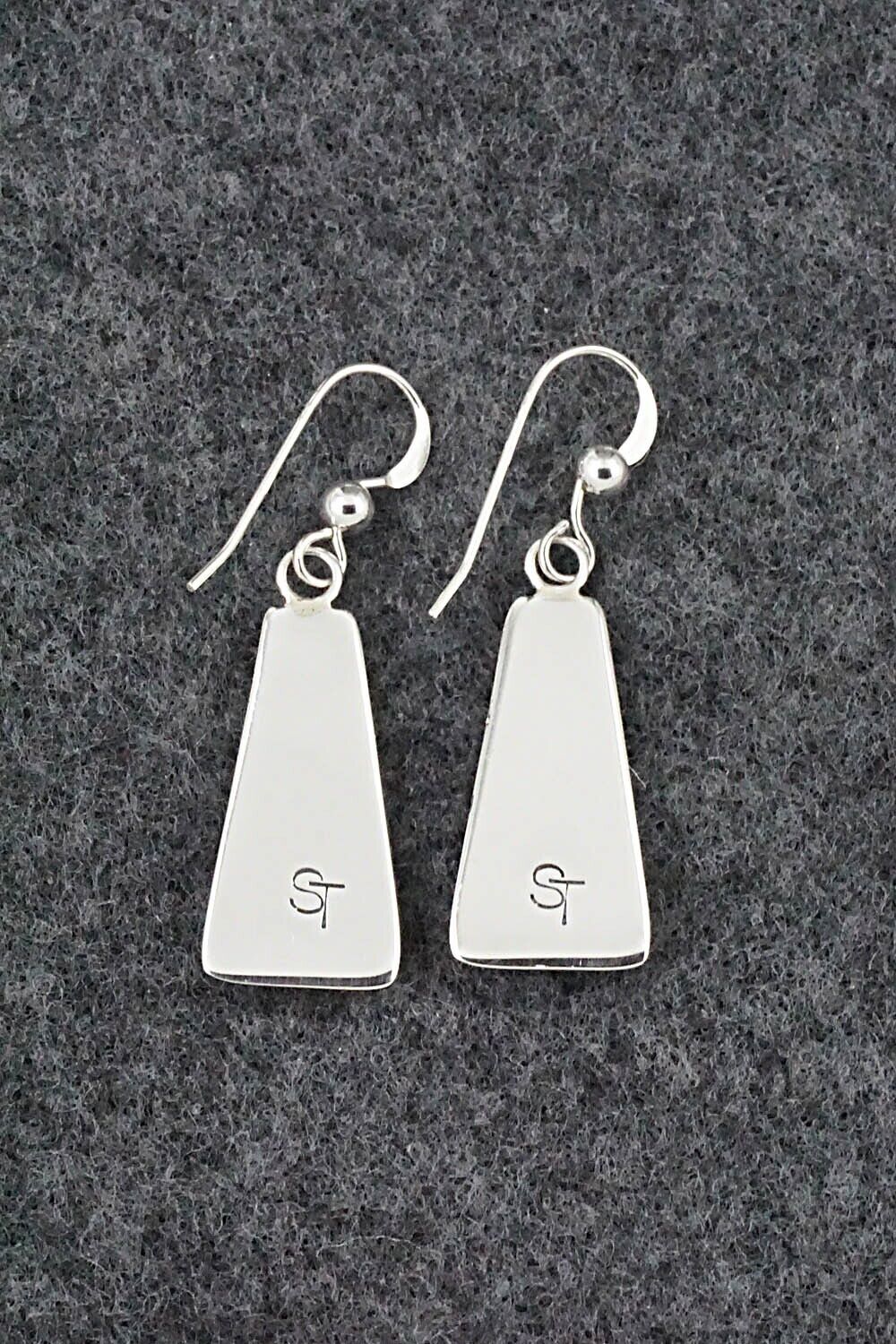 Turquoise & Sterling Silver Earrings - Stewart Tucson